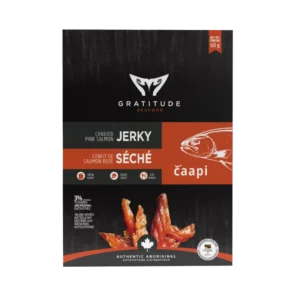 Gratitude Candied Salmon Jerky - Bag-Current View