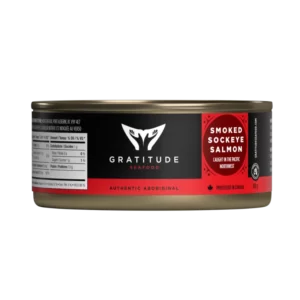 Gratitude Canned Smoked Wild Sockeye Salmon