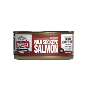 Canned Smoked Salmon: Wild Sockeye | 100 g